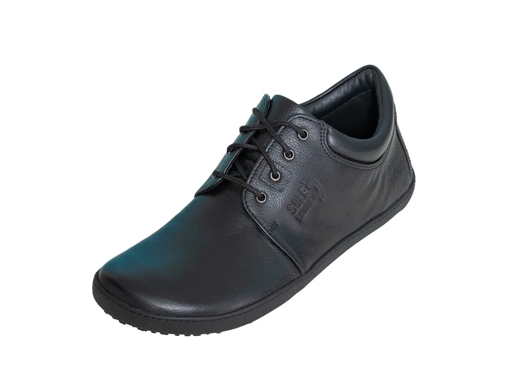 Полуботинки Sole Runner Metis 2 из чёрной кожи, фото 4