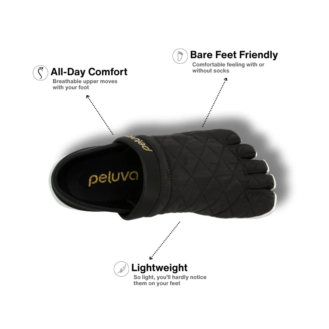 Мужская повседневная обувь Peluva Zen Active Slip-On — чёрный / белый, фото 4
