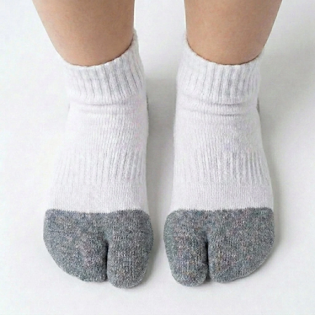 Носки Roots Barefoot Tabi Sport детские — чёрный, фото 6