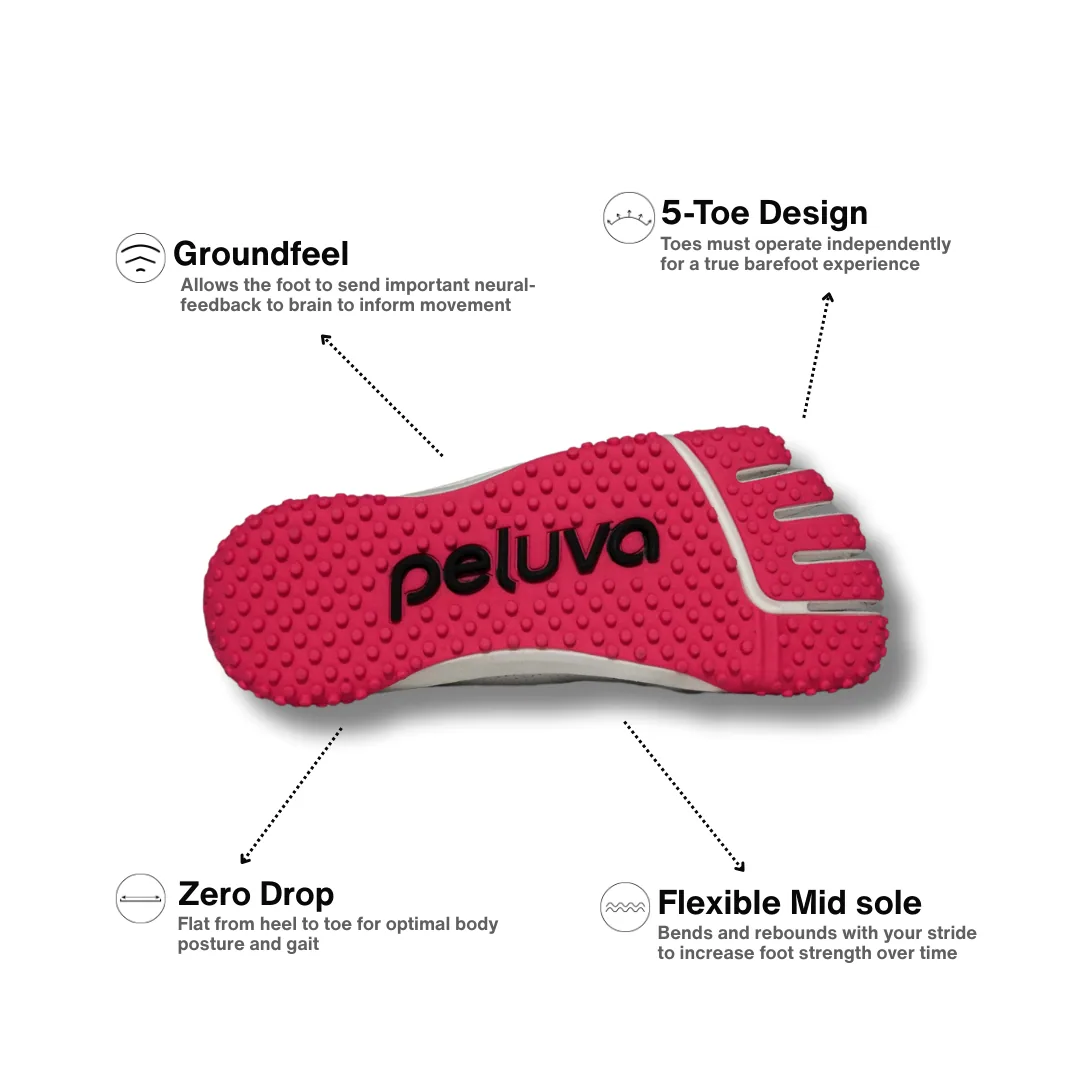 Женская обувь для гольфа Peluva Apollo Golf — белый / ягодный, фото 2