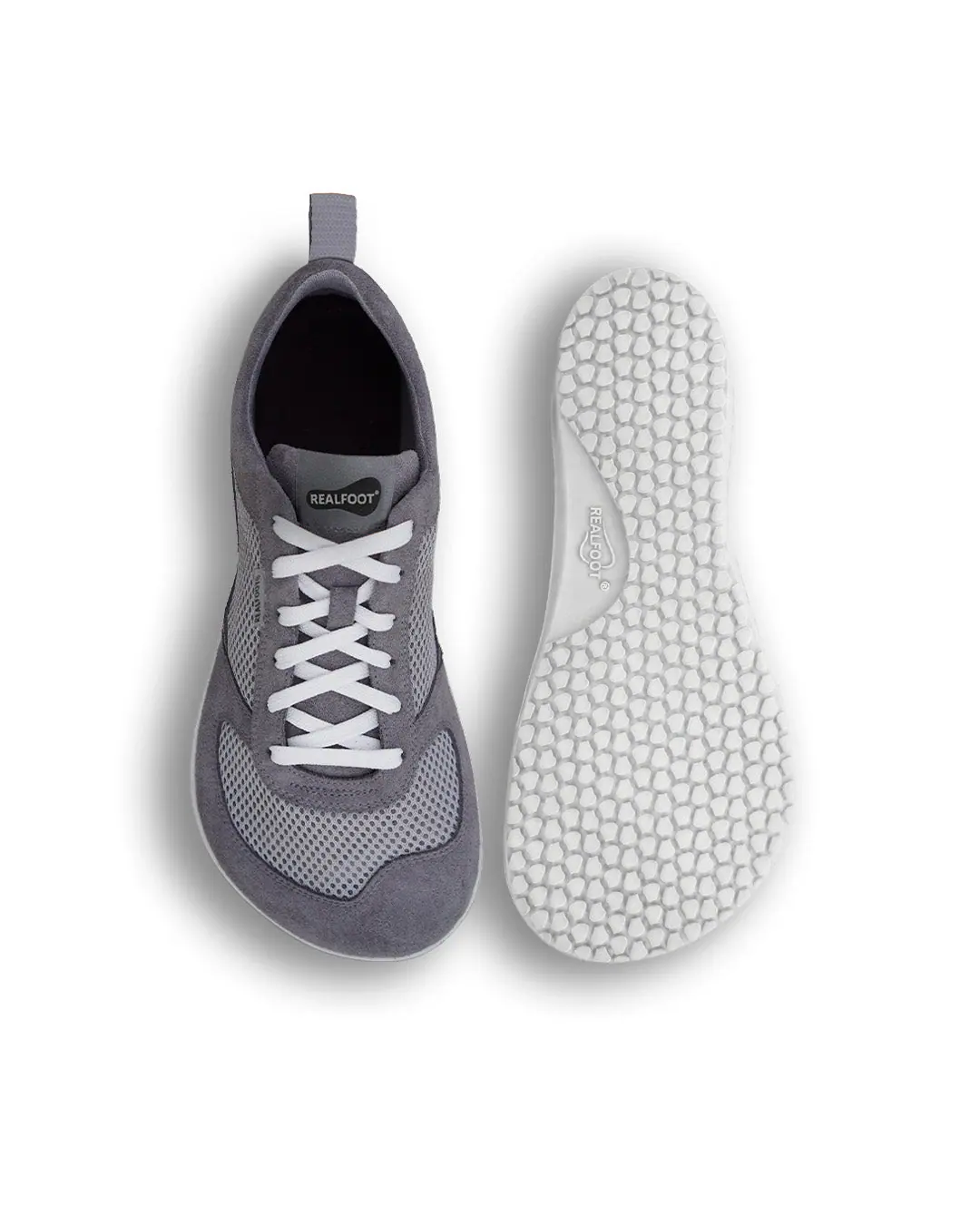 Босоногие кроссовки Realfoot Natural Runner 2 Grey and Silver, фото 8