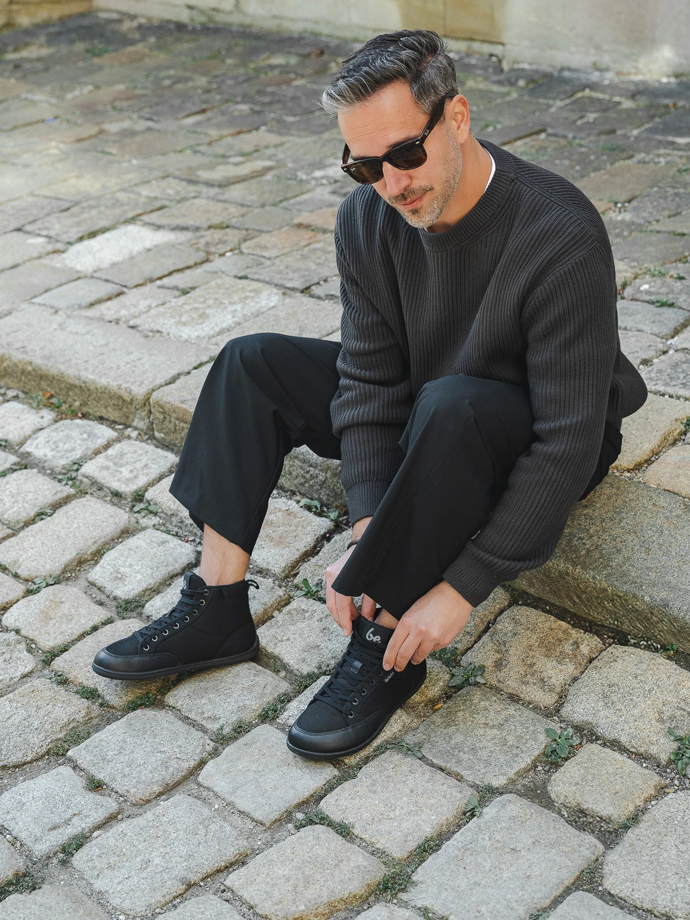 Босоногие кроссовки Be Lenka Rebound Thermo - полностью чёрный, фото 4