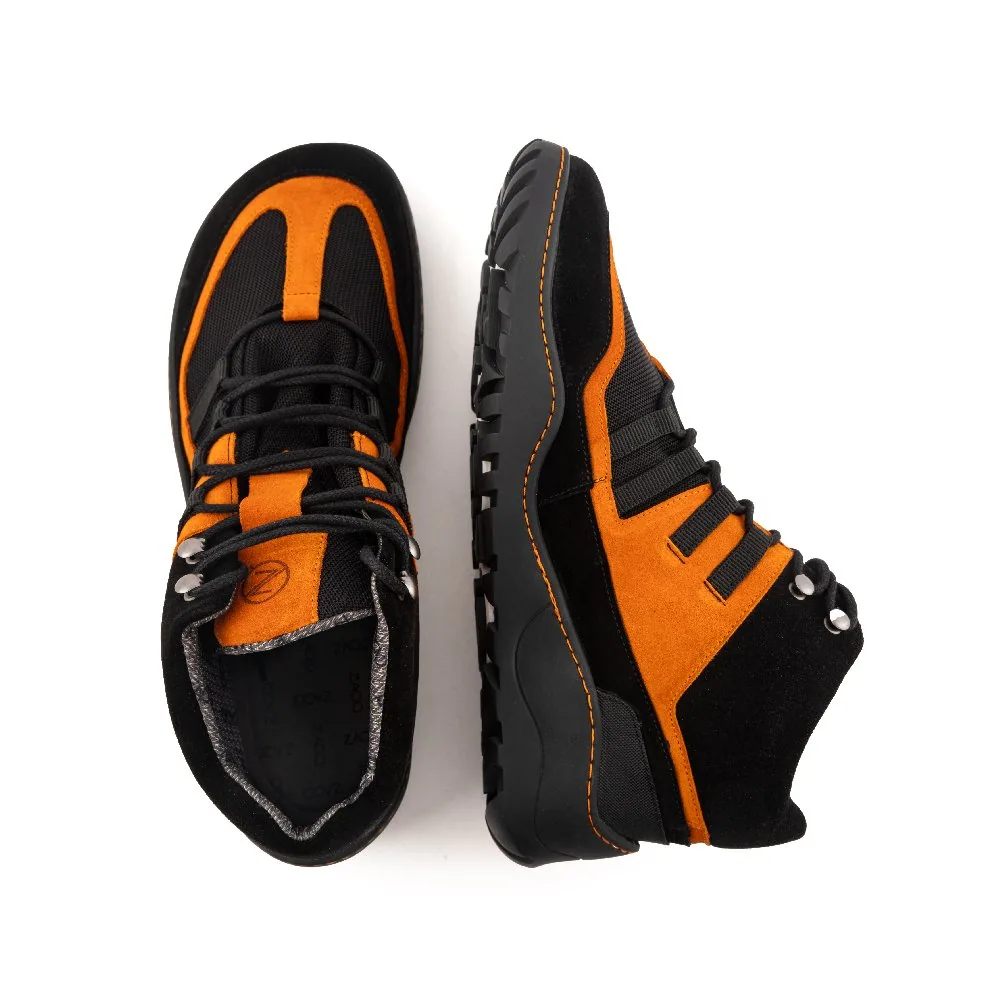 Мужские ботинки ZAQQ ESQAPE Black Orange Waterproof, фото 3
