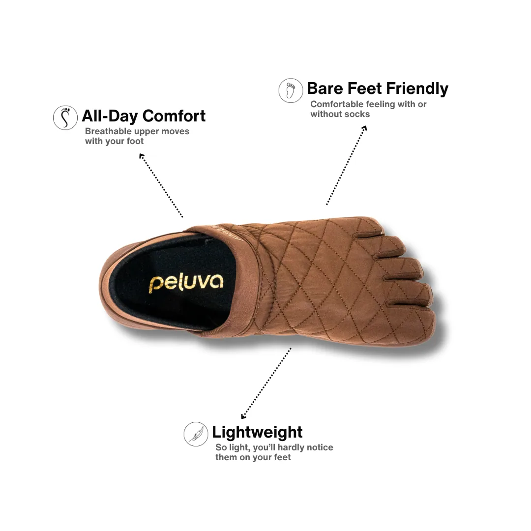 Женская повседневная обувь Peluva Zen Active Slip-On — коричневый, фото 5