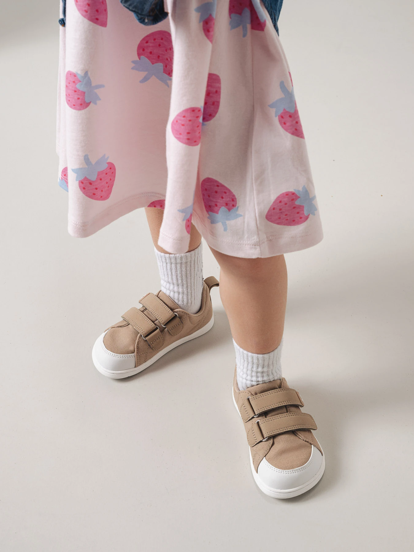 Детские босоногие кроссовки Be Lenka Canvi Preschool - светло-коричневый, фото 2