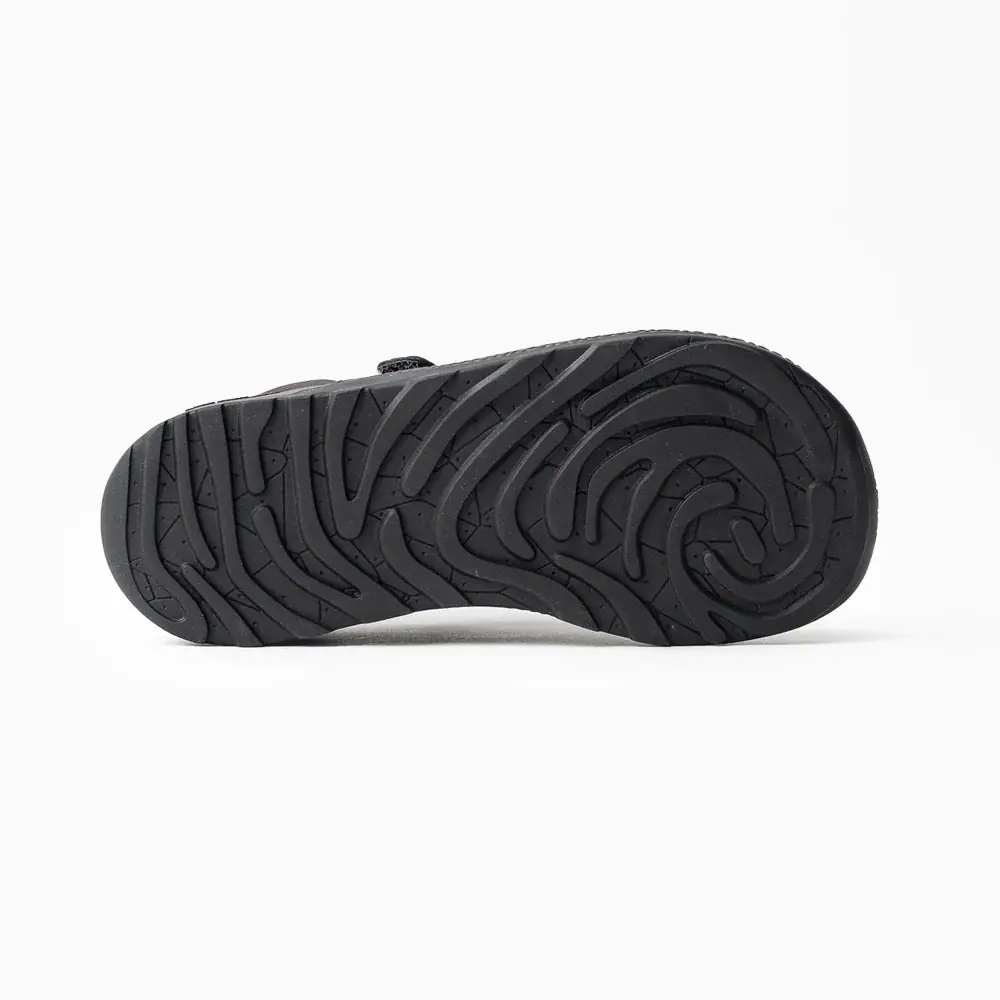 Детские босоногие кроссовки NAW Mud Trail Kids — Triple Black, фото 3