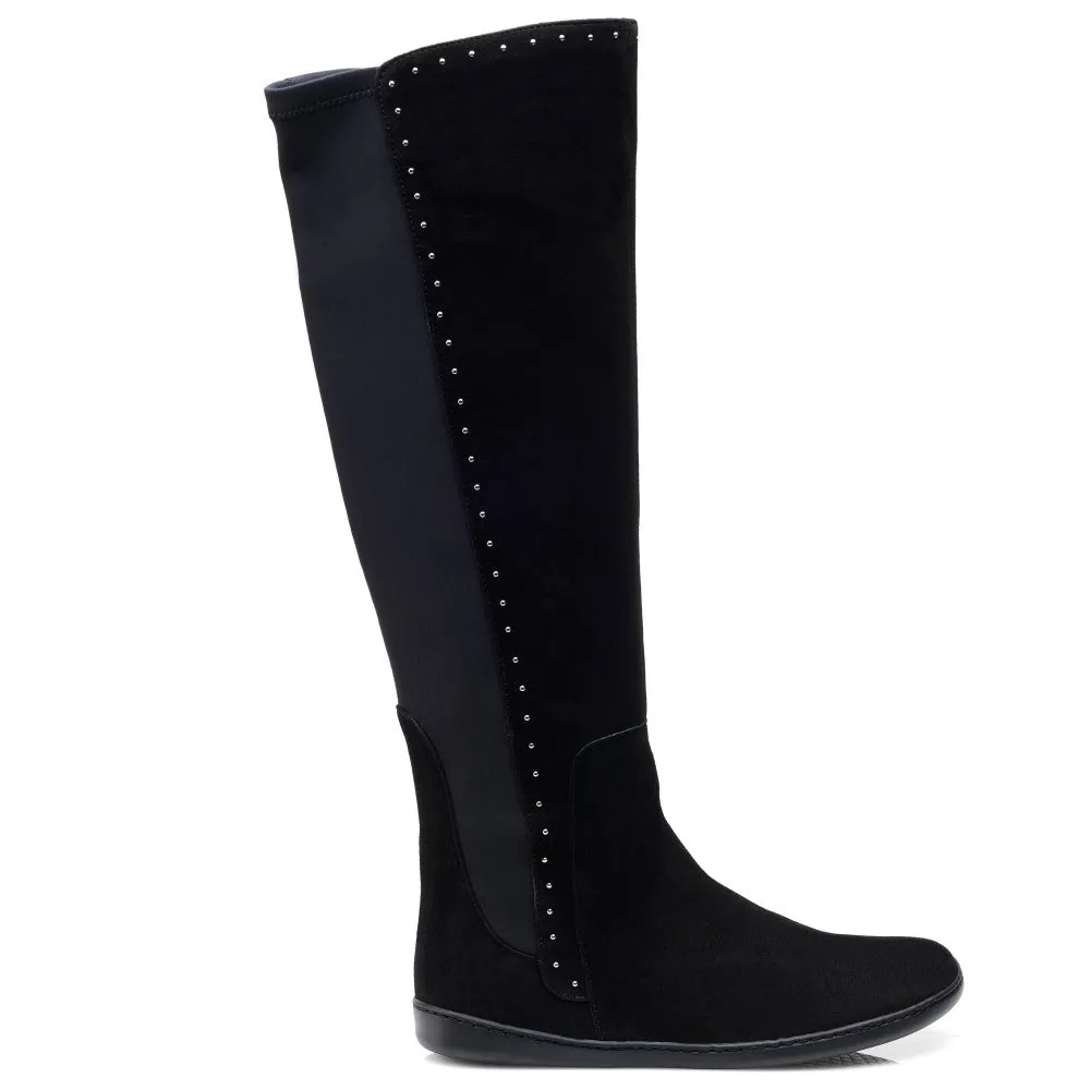 Женские ботинки ZAQQ QATCH SHINE Velours Black (чёрный цвет), фото 3