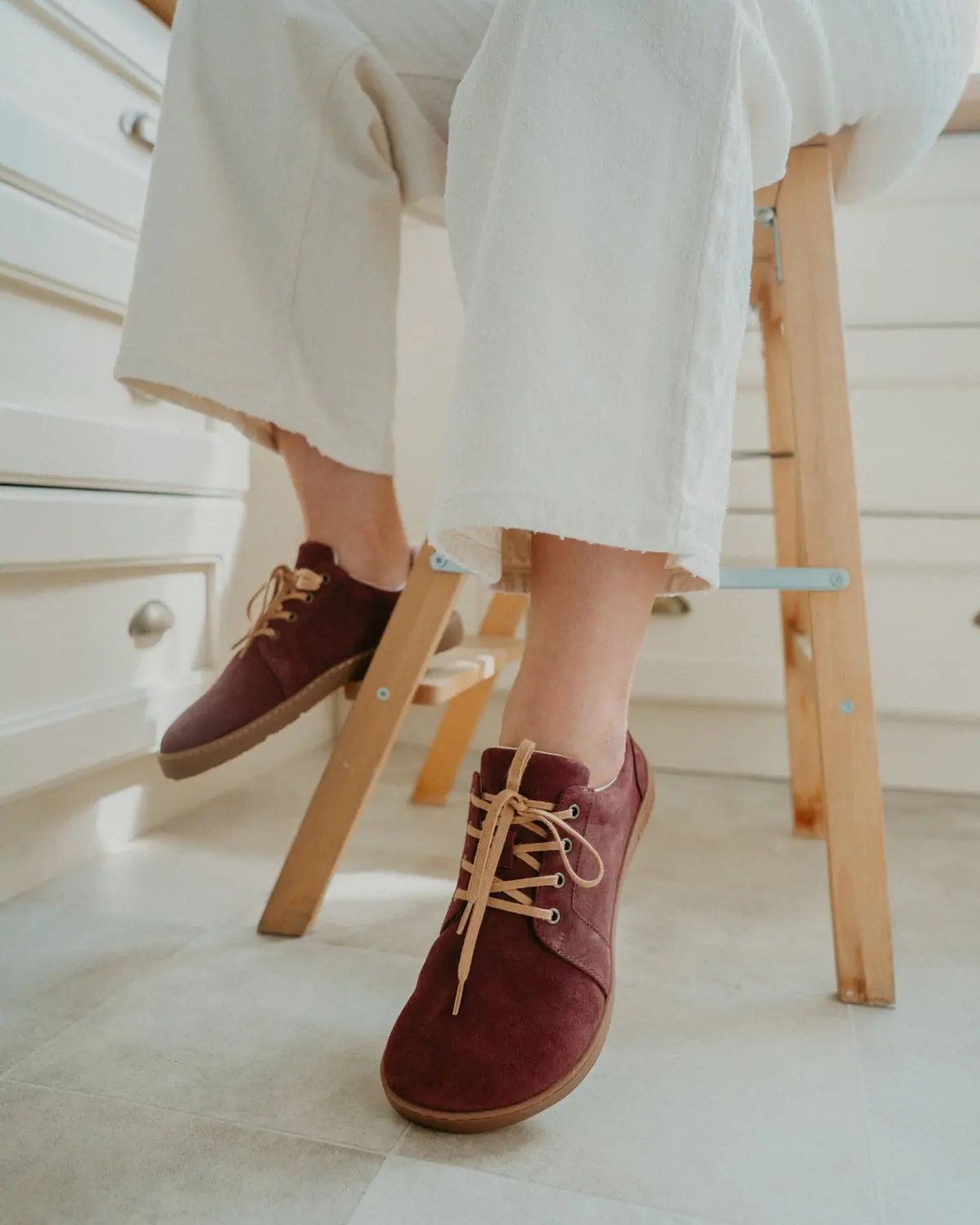 Босоногая обувь Realfoot Essential Bordeaux and Honey, фото 3