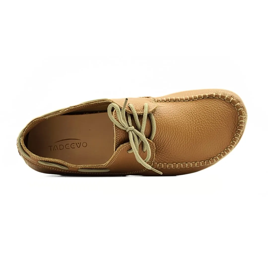 Босоногие топсайдеры Boat Shoes — песочно-коричневый, фото 4