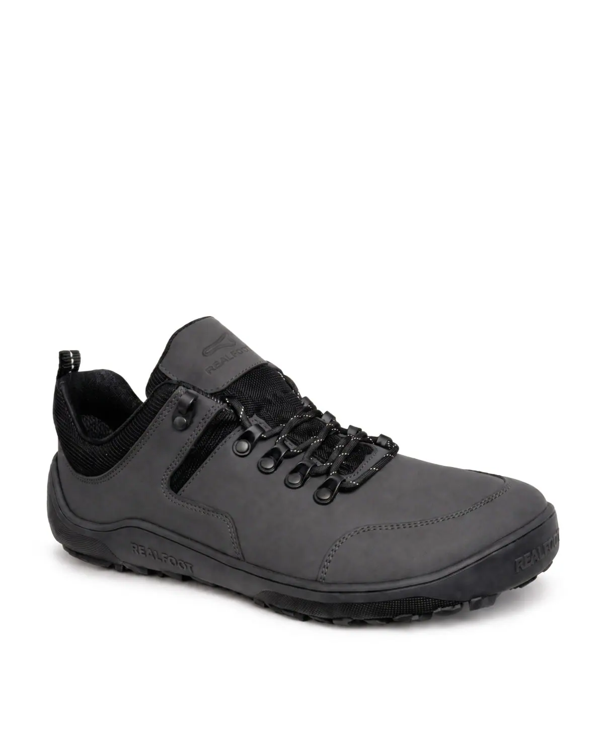 Босоногие ботинки Realfoot Trekker Low 2.0 Vegan Black, фото 3