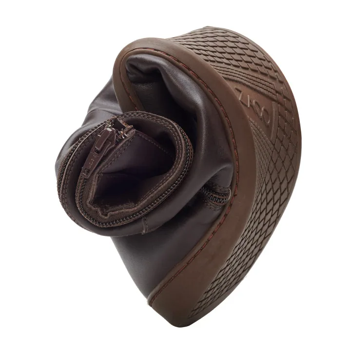 Женские ботинки ZAQQ ATTRAQT Vegan Brown (коричневый цвет), фото 4