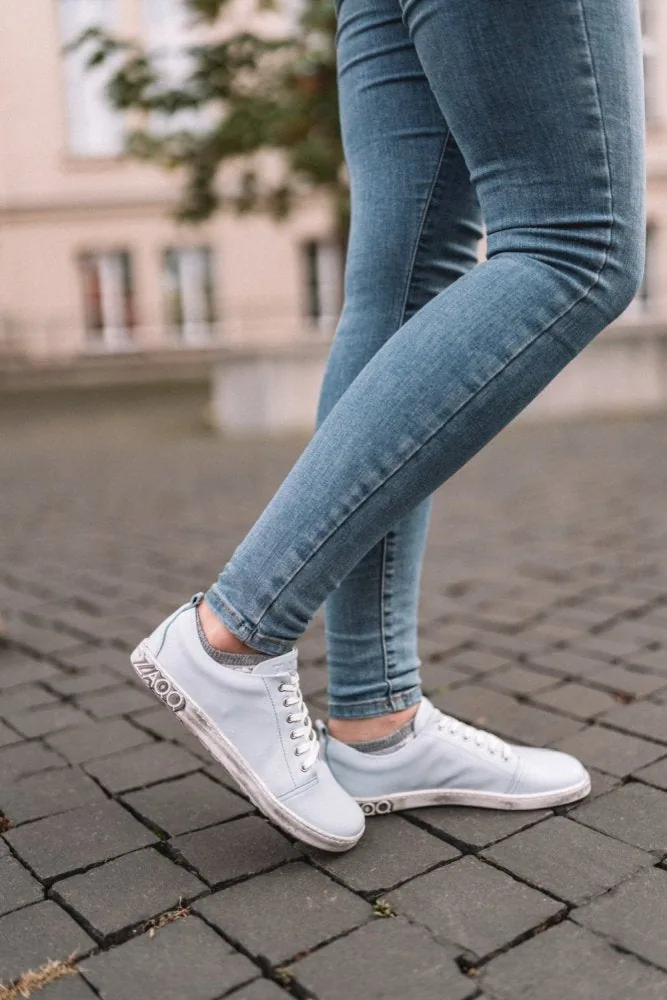 Женские кроссовки ZAQQ TAQQ Nappa Lightblue (голубой цвет), фото 7