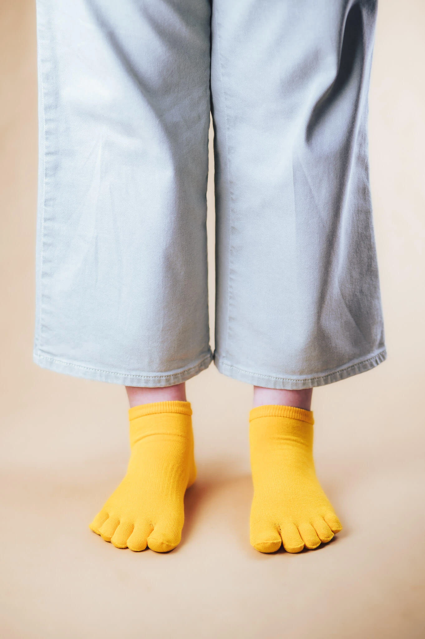 Носки с пальцами Sambas the Bambas из бамбука, жёлтый, фото 3