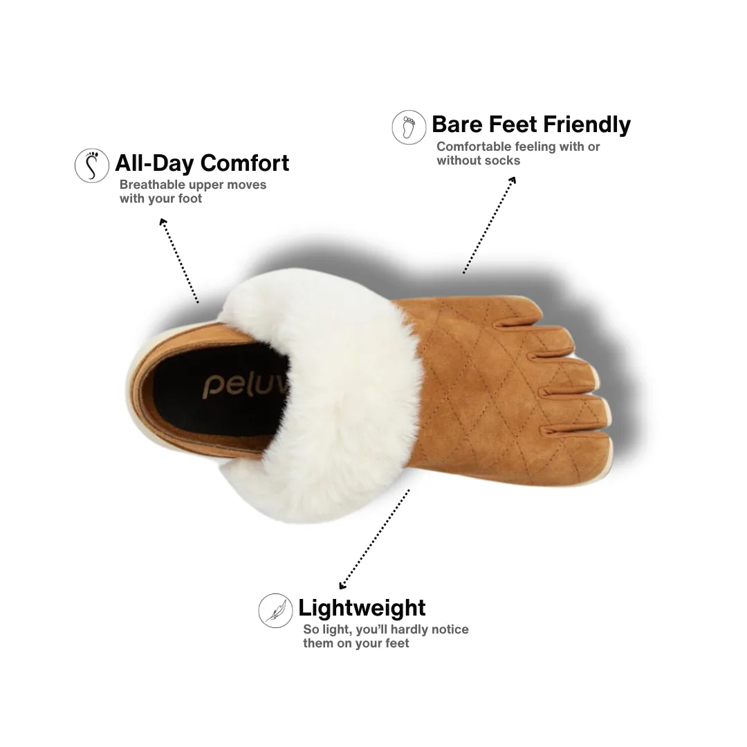 Женская повседневная обувь Peluva Zen Suede Slip-On — песочный / натуральный, фото 3