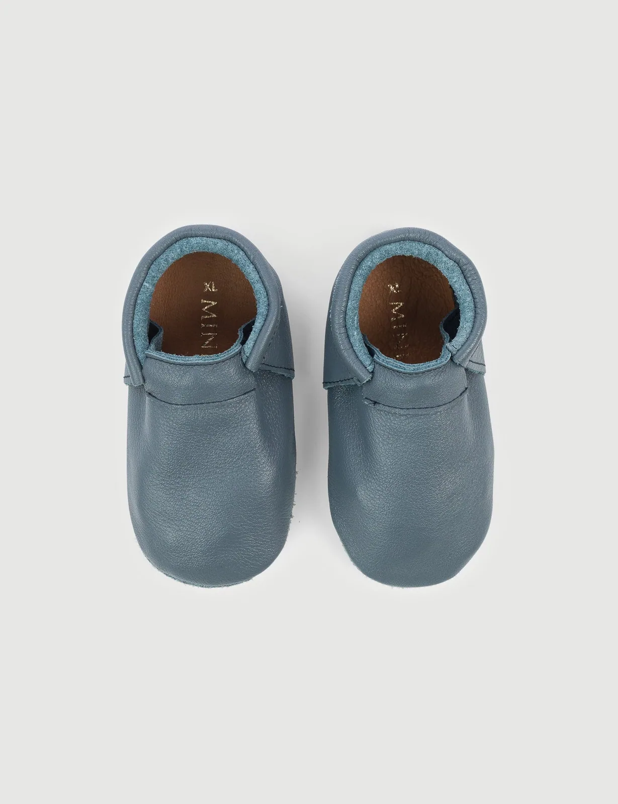 Для первых шагов: мягкие ботиночки SHUU Moccs, тёмно-синие, фото 4