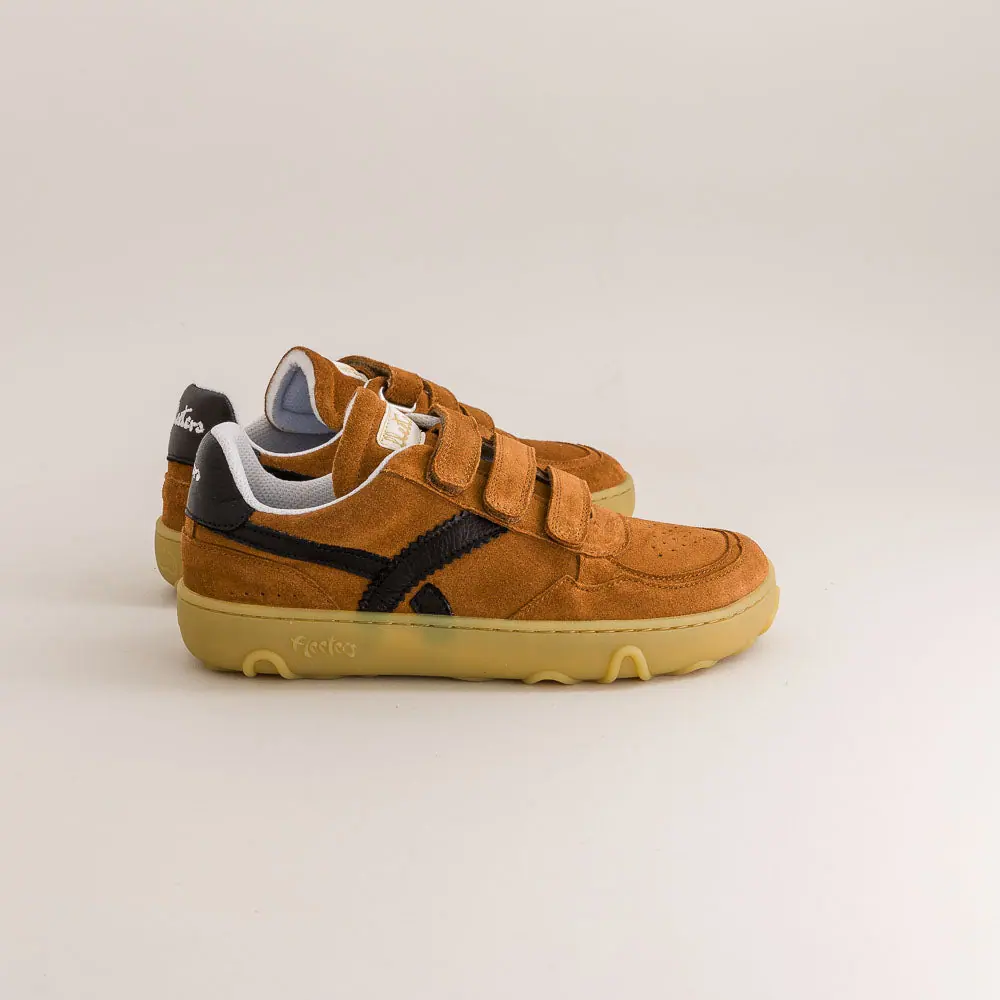 Босоногие кроссовки Fleeters Pumpkin — коричневый коричневая подошва, фото 3