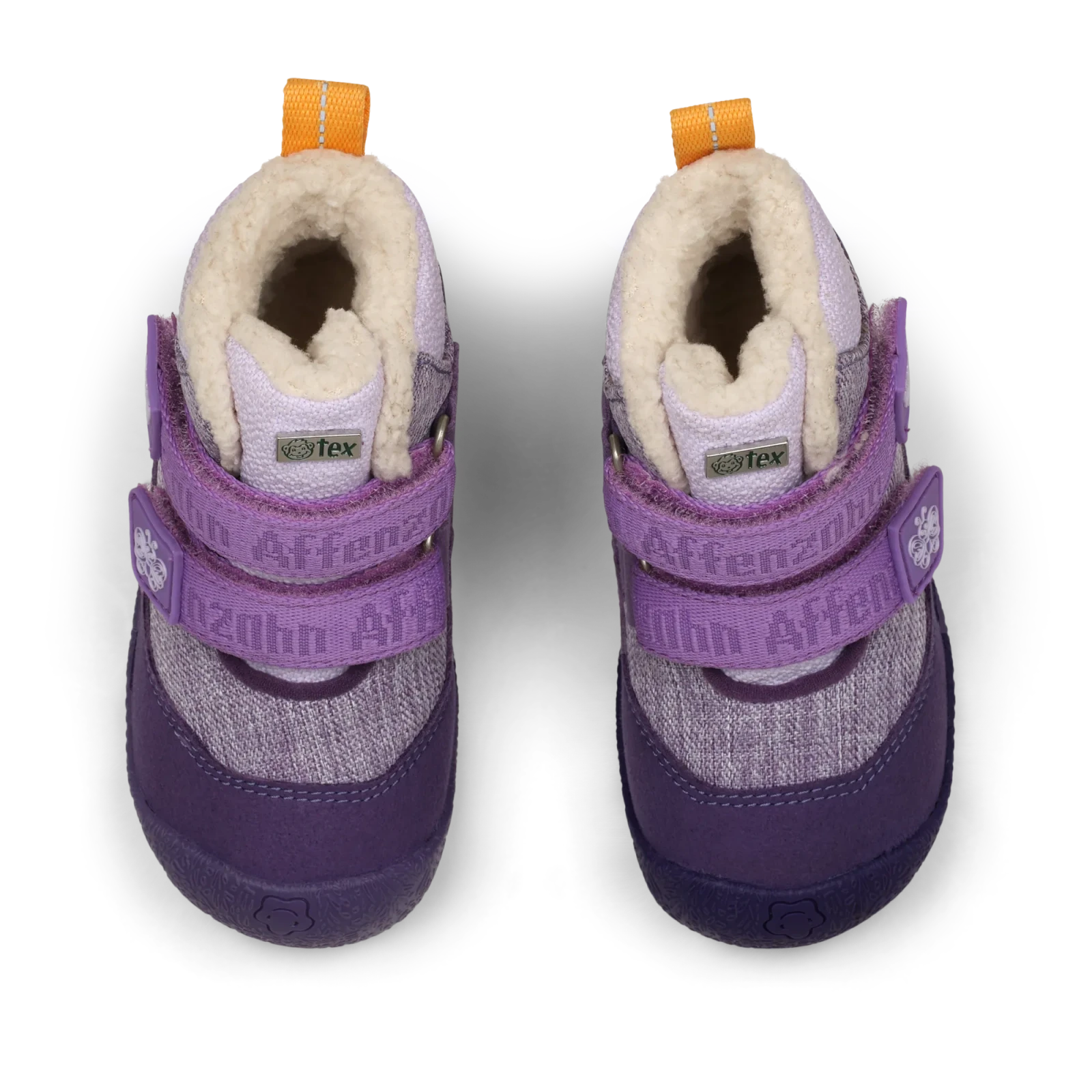Зимние ботинки Affenzahn Snuggy Бабочка — фиолетовый, фото 4