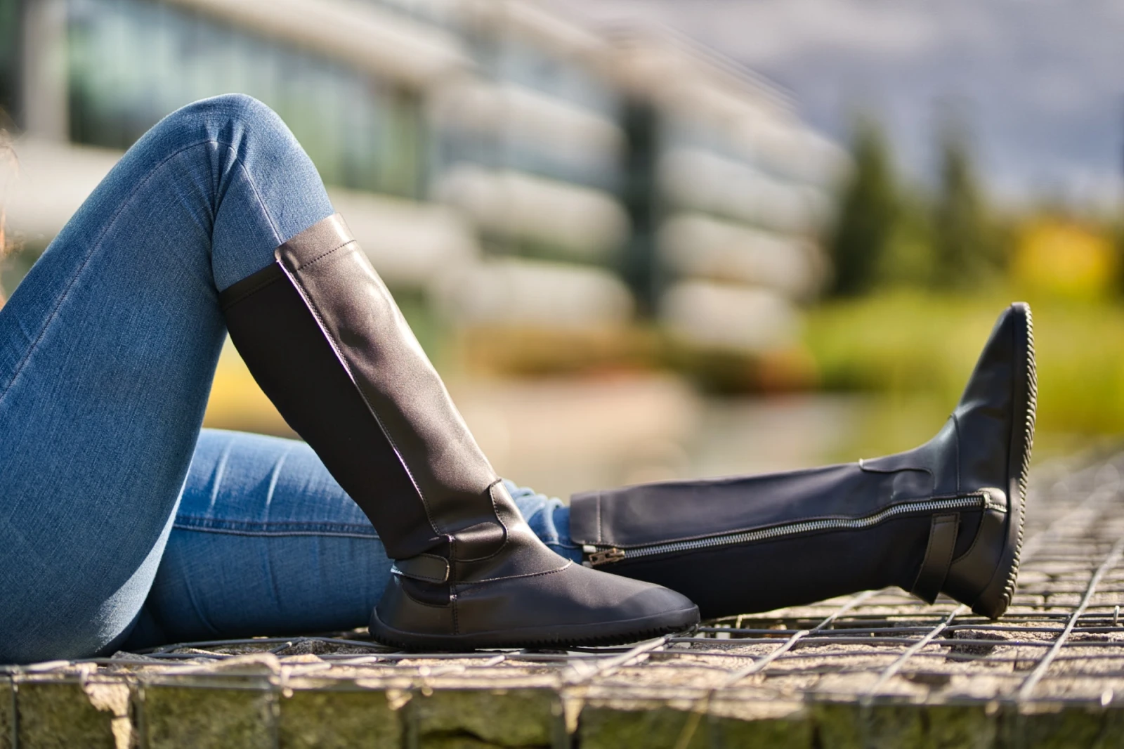 Высокие сапоги Ahinsa Barefoot — чёрный, фото 8