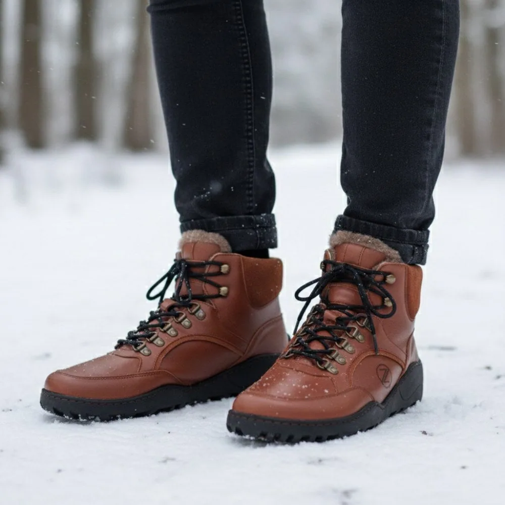 Женские ботинки ZAQQ TREQ Cognac Winter Waterproof, фото 6