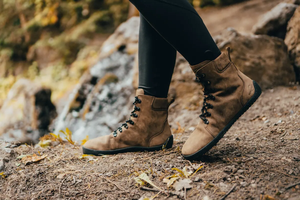 Босоногие ботинки Realfoot Farmer Winter Light Brown, фото 11