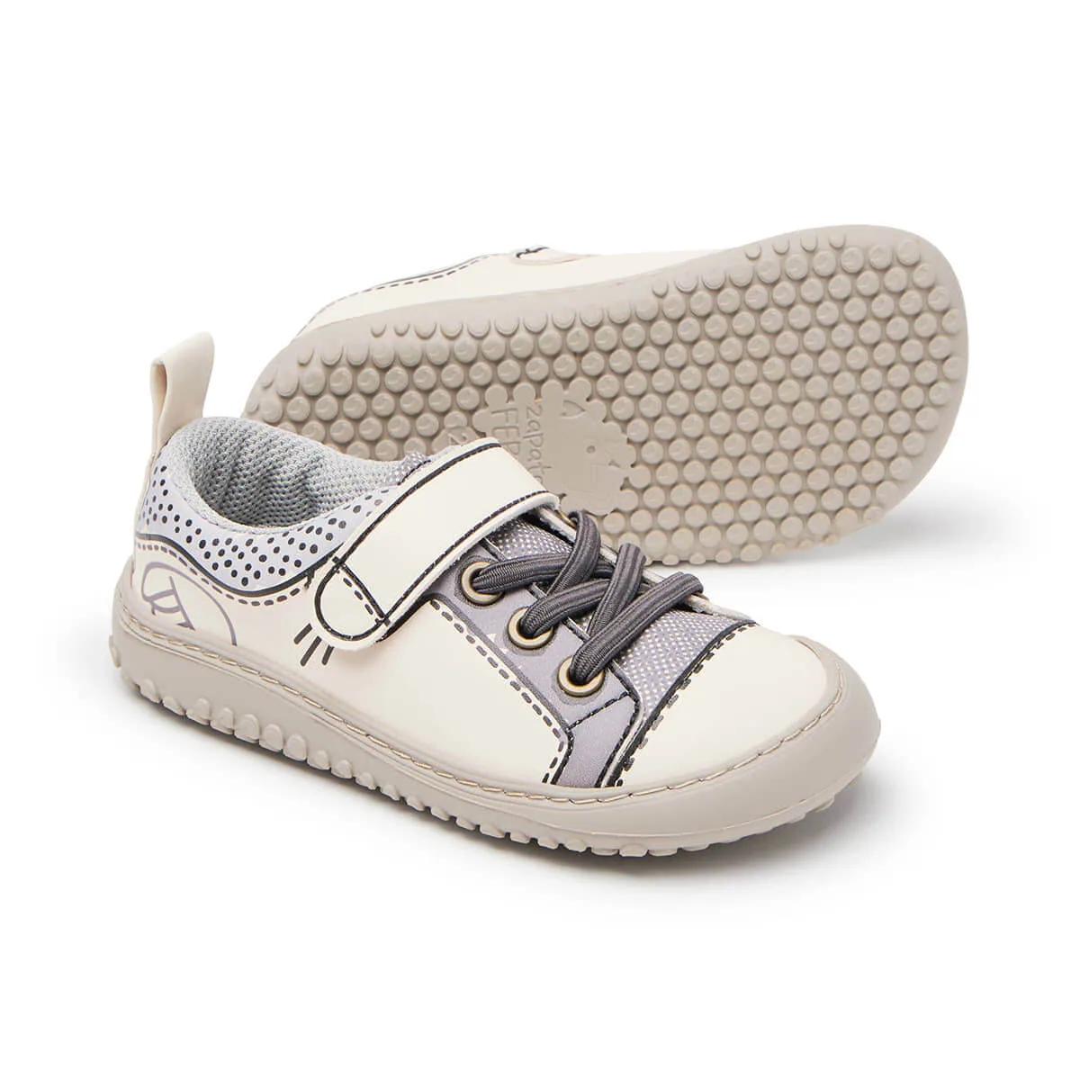 Детская обувь Zapato Feroz «Paterna Rocker Cómic AW25» — серый, фото 2