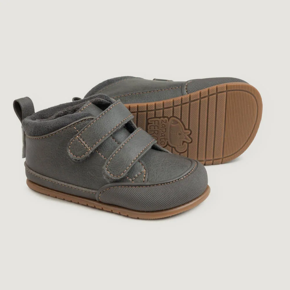 Ботинки для малышей Zapato Feroz «Liria Feroz» — серый, дизайн «Cross», фото 2