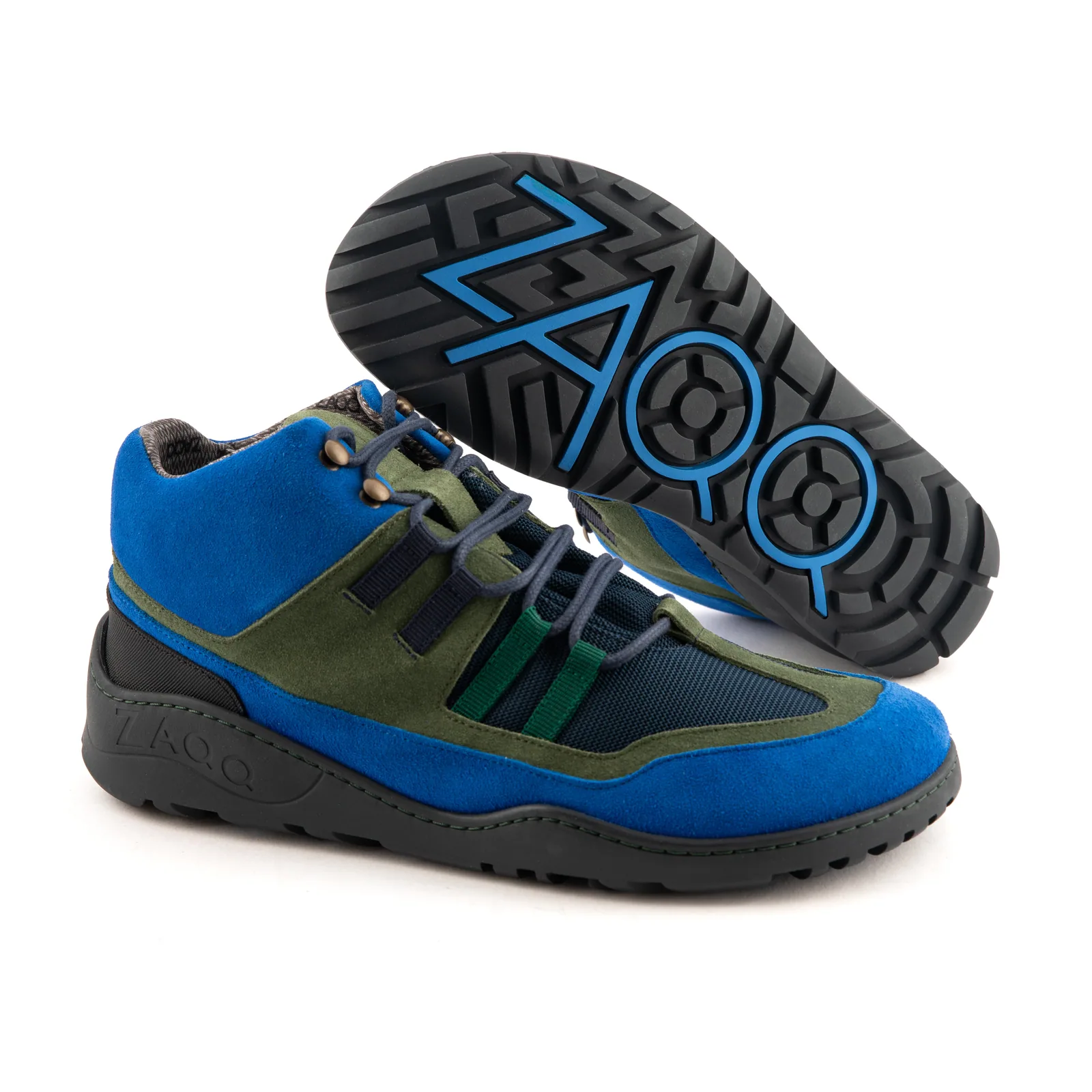 Женские ботинки ZAQQ SQOUT Blue Green Waterproof (зелёный цвет), фото 2