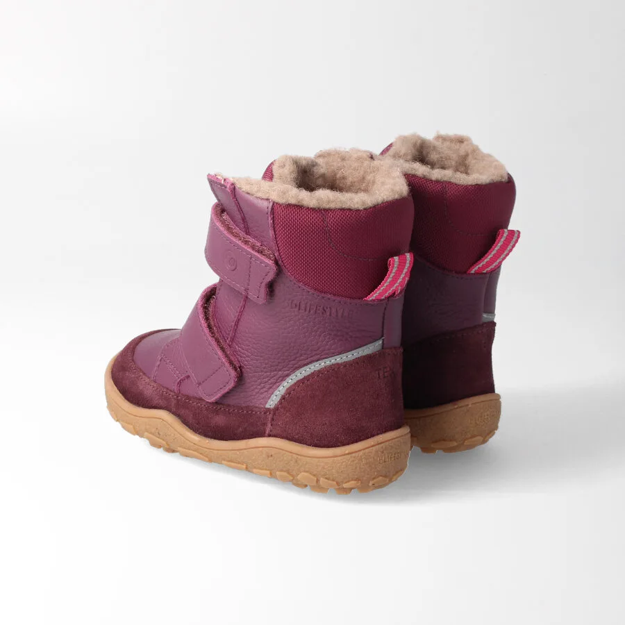 Зимние босоногие ботинки bLIFESTYLE polarfuchsSTYLE — ягодный, фото 3