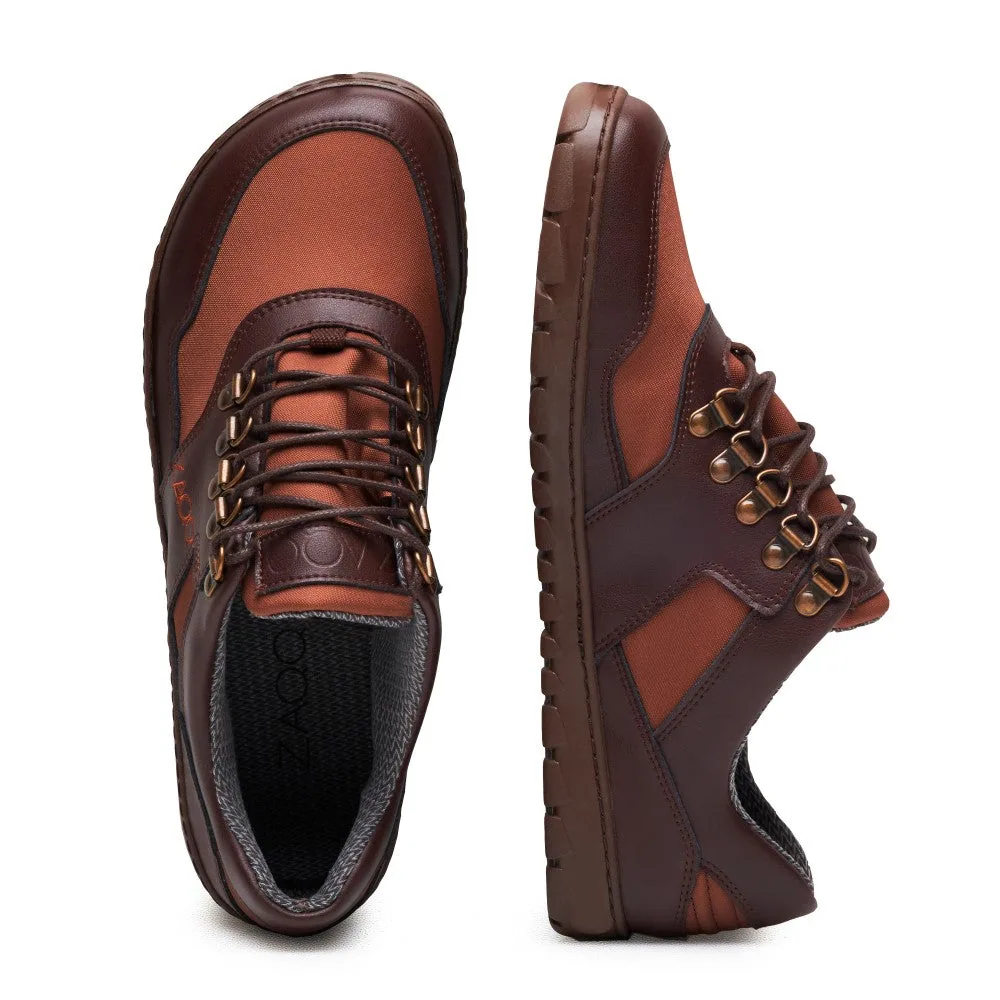 Походные полуботинки ZAQQ HIQE Low Brown Waterproof, фото 3