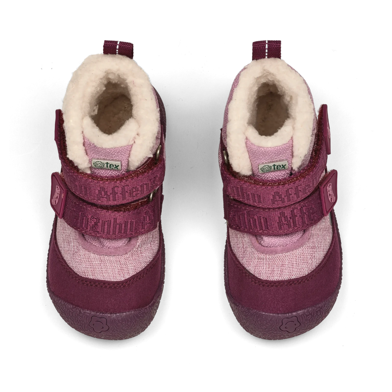 Зимние ботинки Affenzahn Snuggy Выдра — розовый, фото 9