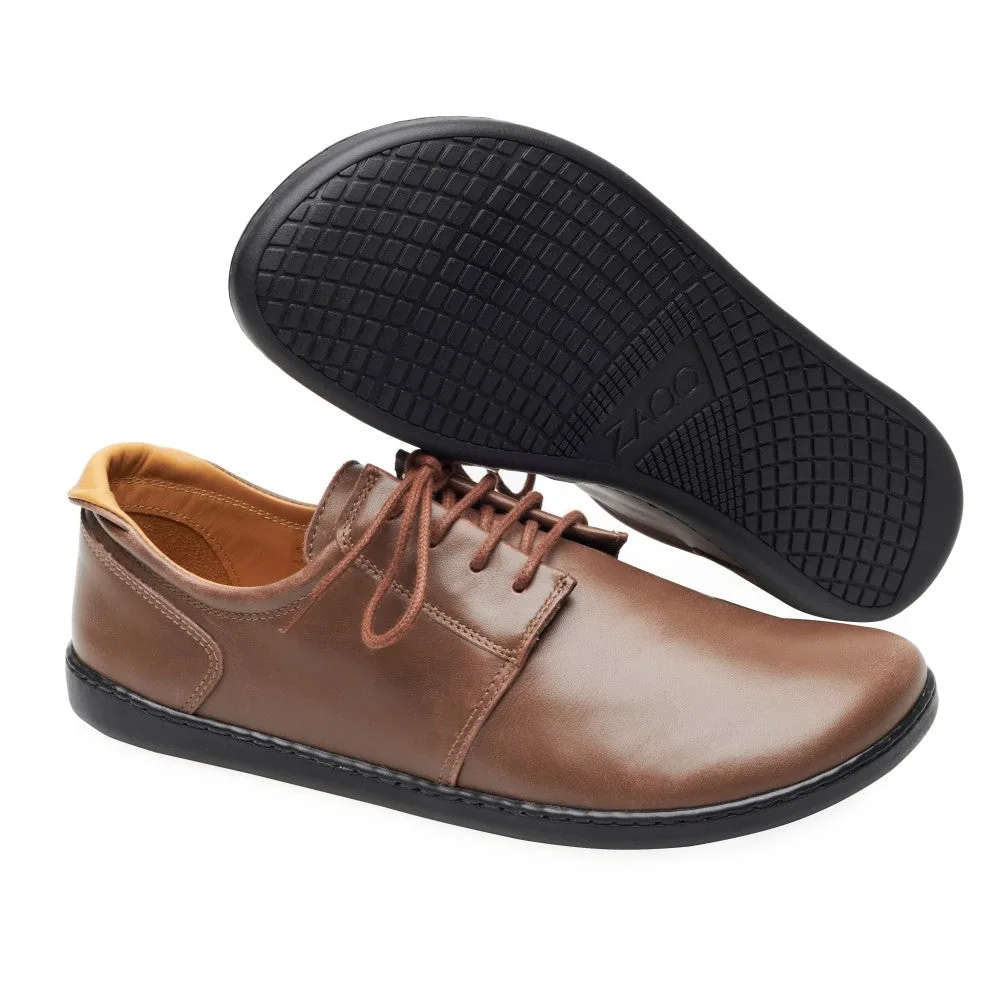 Кроссовки для женщин и мужчин ZAQQ PIQUANT Nappa Dark Brown (тёмно-коричневый цвет), фото 2