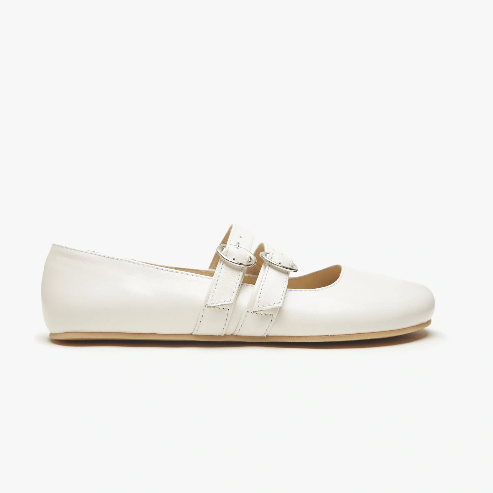 Босоногие туфли Origo Double Strap Mary Jane — лаковый меловой, фото 6