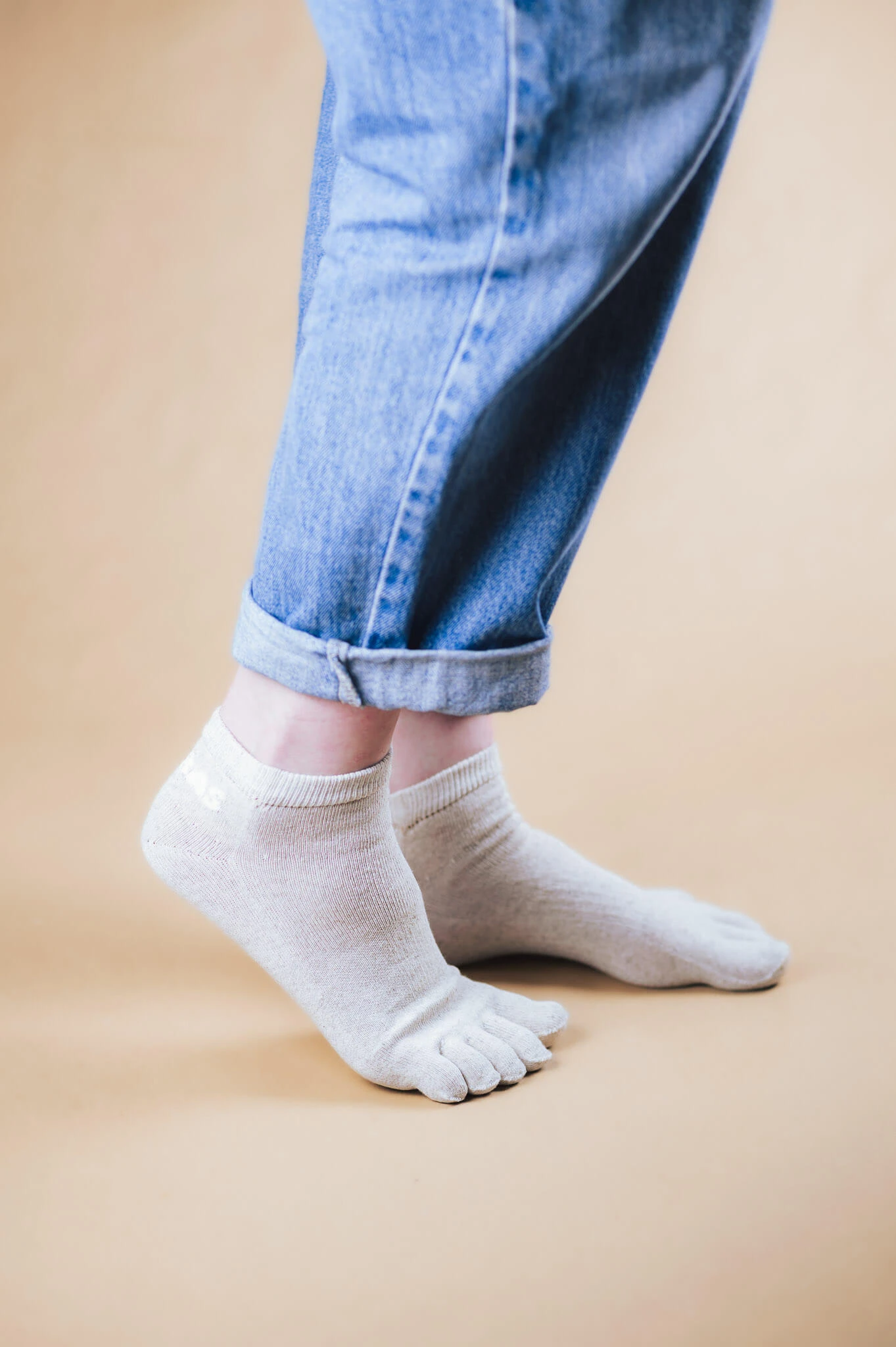 Носки с пальцами Sambas the Bambas из бамбука, белый, фото 5
