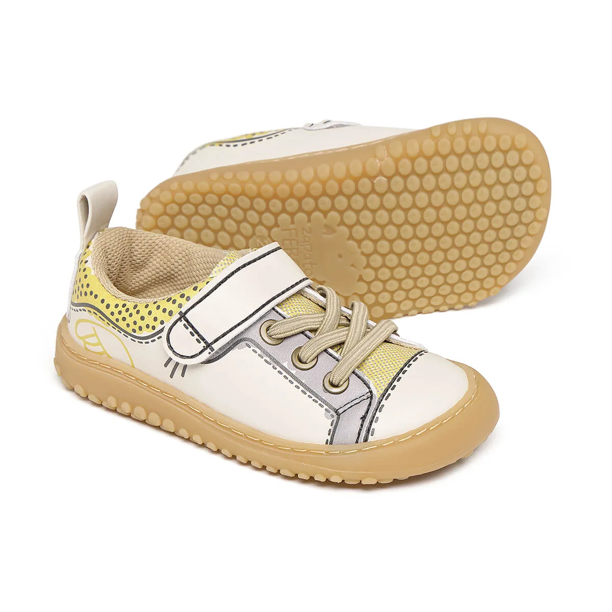 Детская обувь Zapato Feroz «Paterna Rocker Cómic AW25» — жёлтый, фото 2