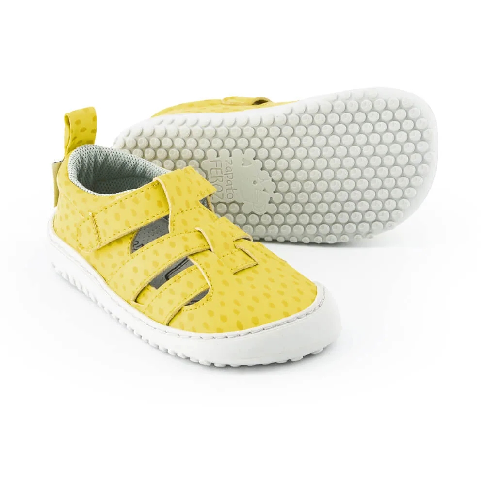 Детская обувь Zapato Feroz «Irta Rocker SS25» — жёлтый, дизайн «Ulises», фото 2