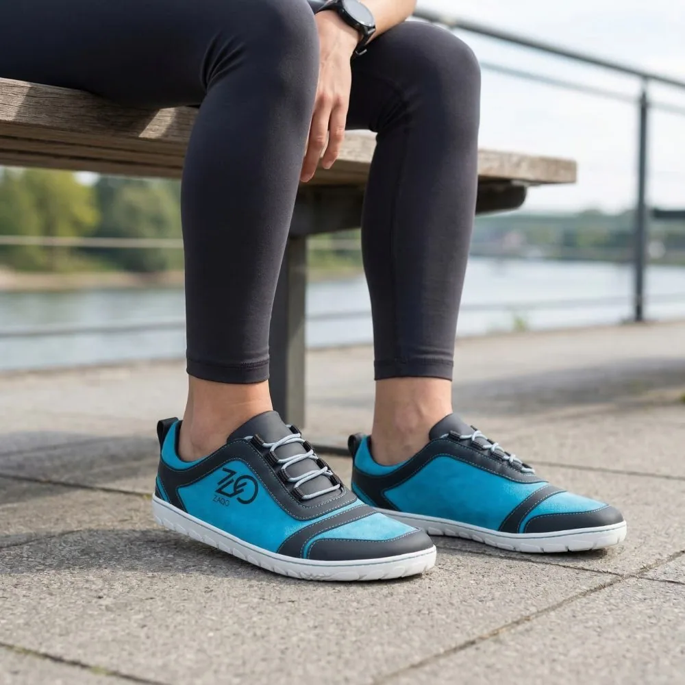 Кроссовки для женщин и мужчин ZAQQ SQILL Turquoise Black (чёрный цвет), фото 9