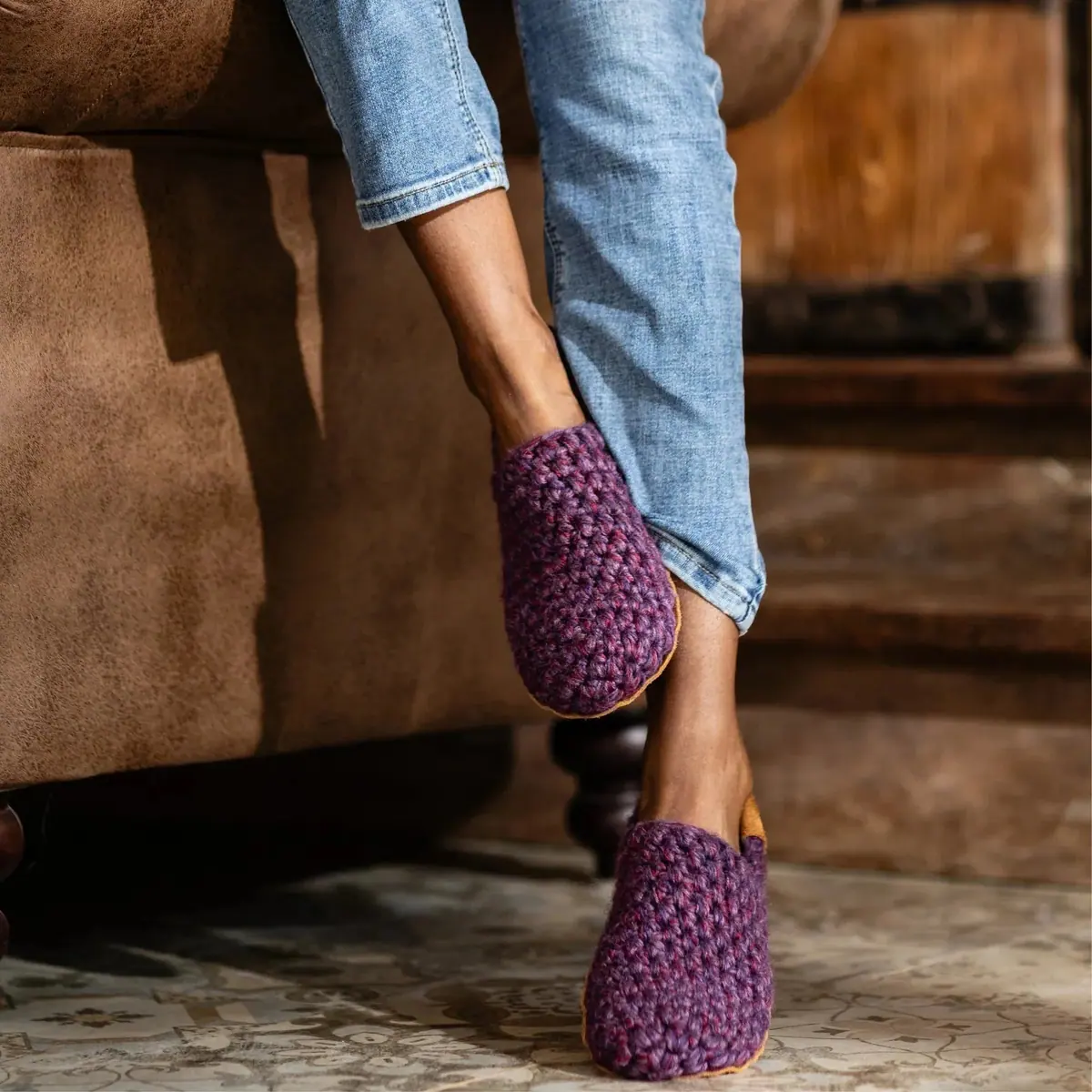 Домашние тапочки Kingdom of Wow Classic Slip-on — лавандовый, фото 3