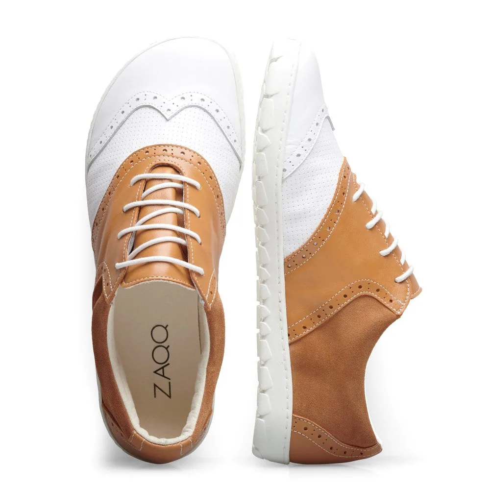 Полуботинки для гольфа ZAQQ LINQ Golf Brown Waterproof, фото 3
