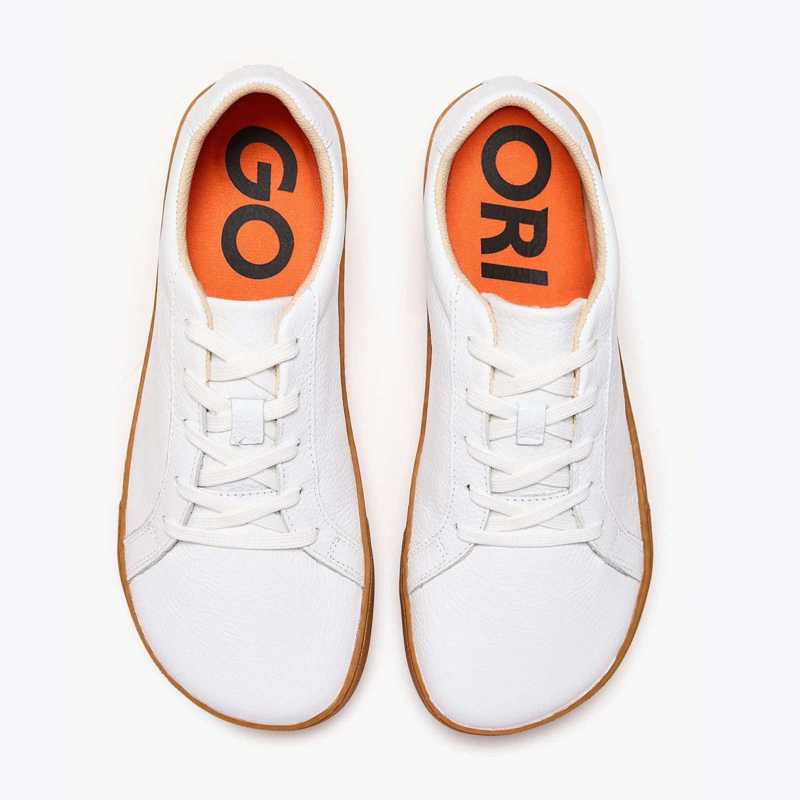 Босоногие кеды Origo Everyday Sneaker Gen 4 — белый с янтарной подошвой, фото 2