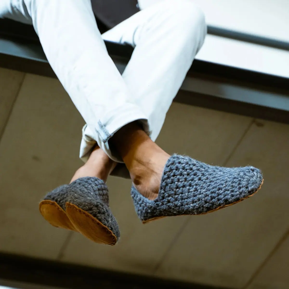 Домашние тапочки Kingdom of Wow Classic Slip-on — угольный, фото 3
