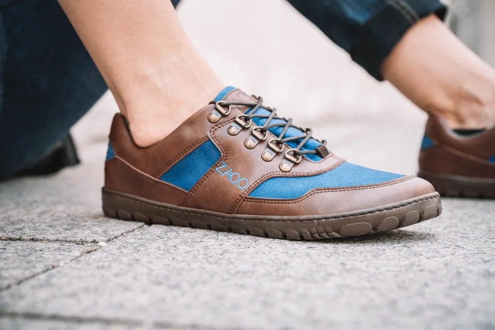 Кроссовки ZAQQ HIQE Low Brown Blue Waterproof, фото 11