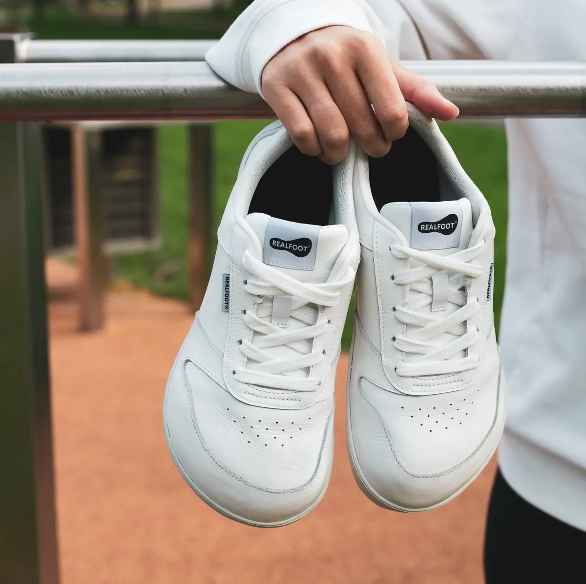 Босоногие кроссовки Realfoot Pulse All White, фото 9