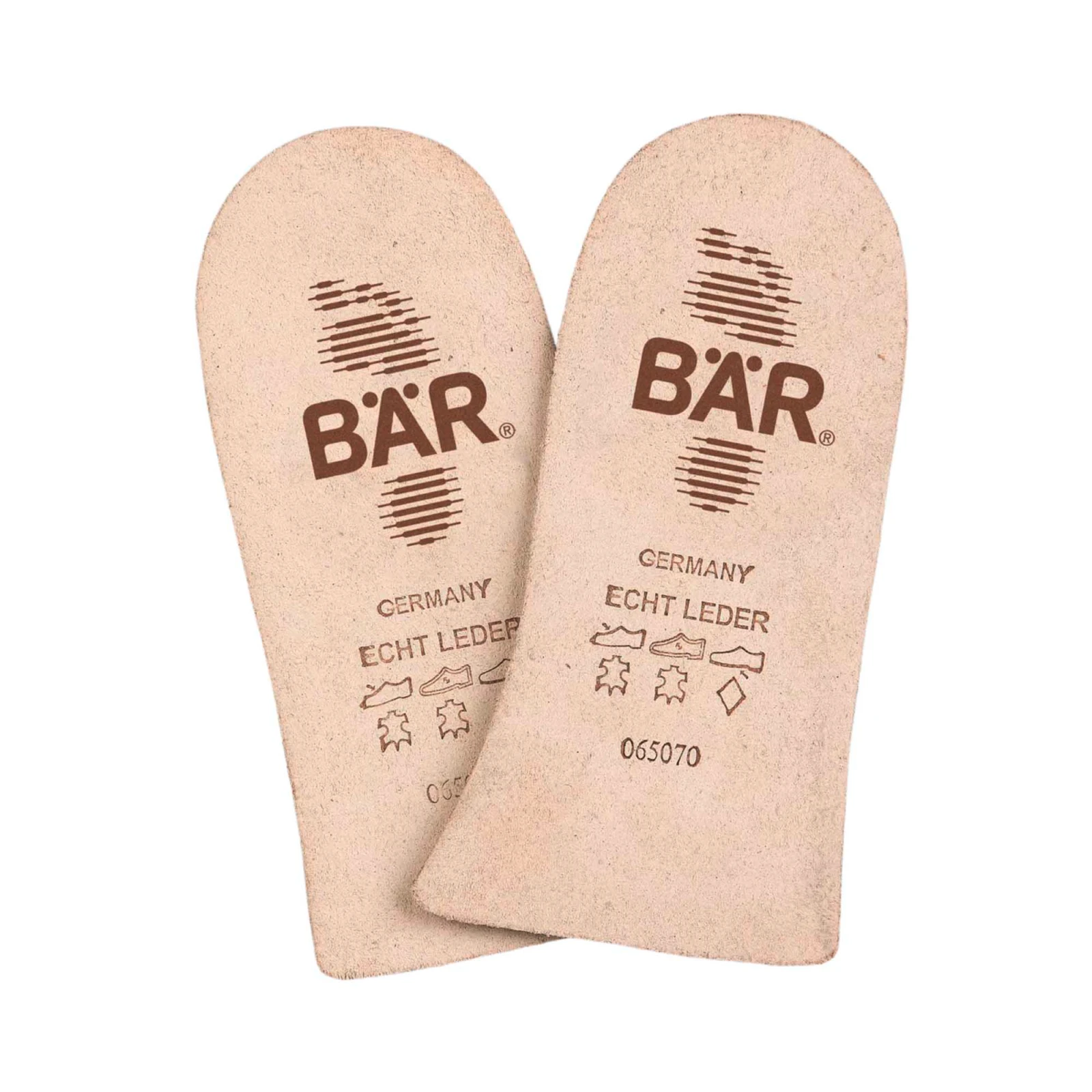 Полустельки BÄR Heel Half Insole 4 мм Slim DA — натуральный — фото 1 из 3