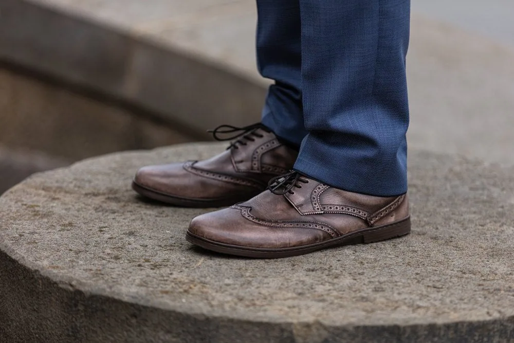 Мужские туфли ZAQQ BRIQ Brogue Antique Brown (коричневый цвет), фото 9