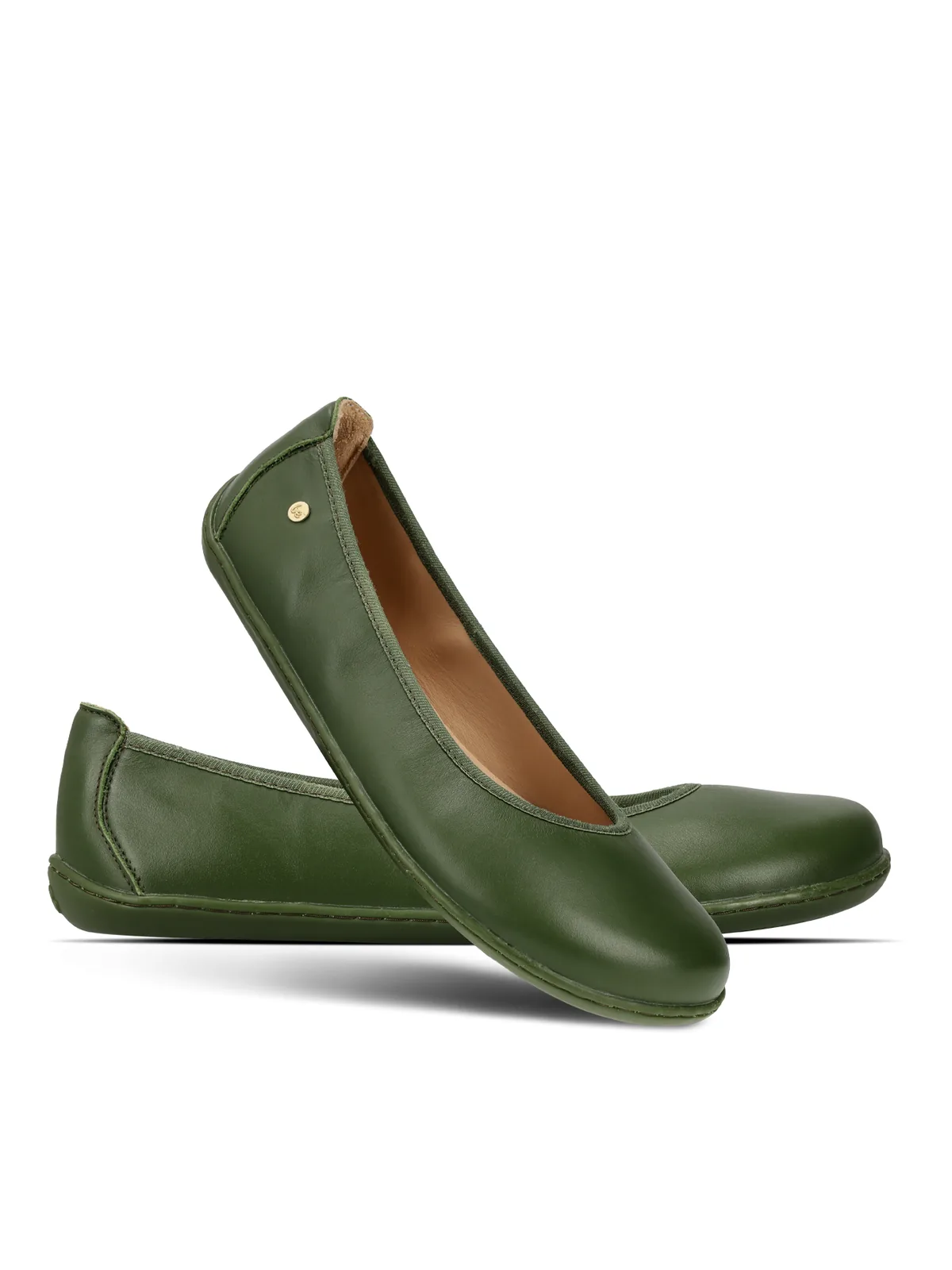 Женские босоногие балетки Be Lenka Sophelia — оливковые, фото 4