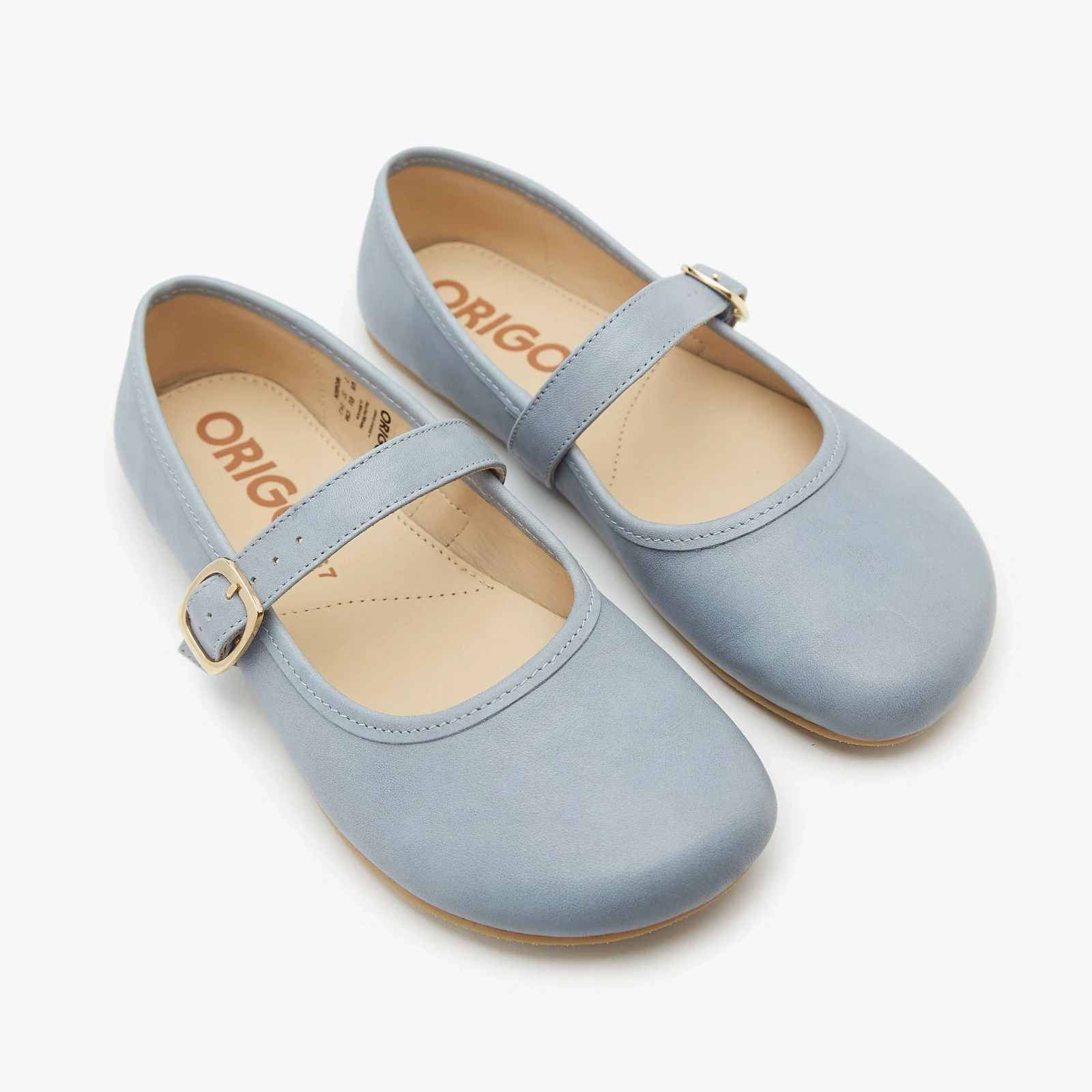 Босоногие туфли Origo Classic Mary Jane — светло-голубой, фото 5
