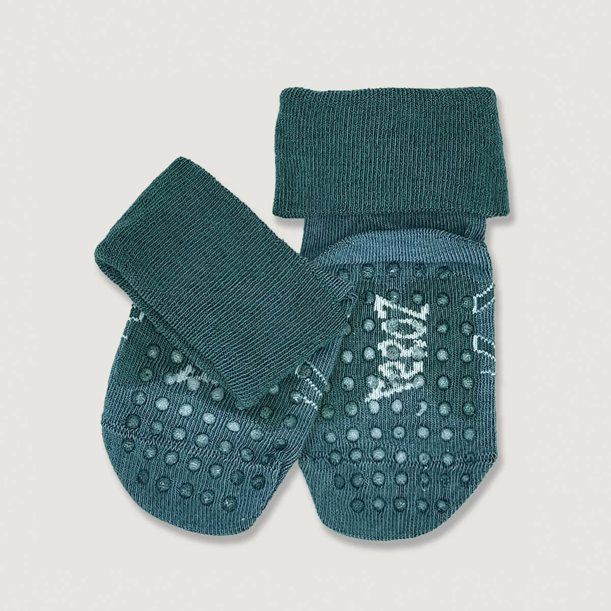 Носки Zapato Feroz противоскользящие для малышей (2 пары) — синий / хаки, фото 3
