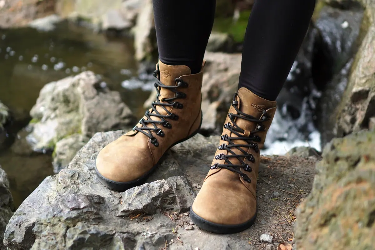 Босоногие ботинки Realfoot Farmer Spring/Fall Light Brown, фото 8
