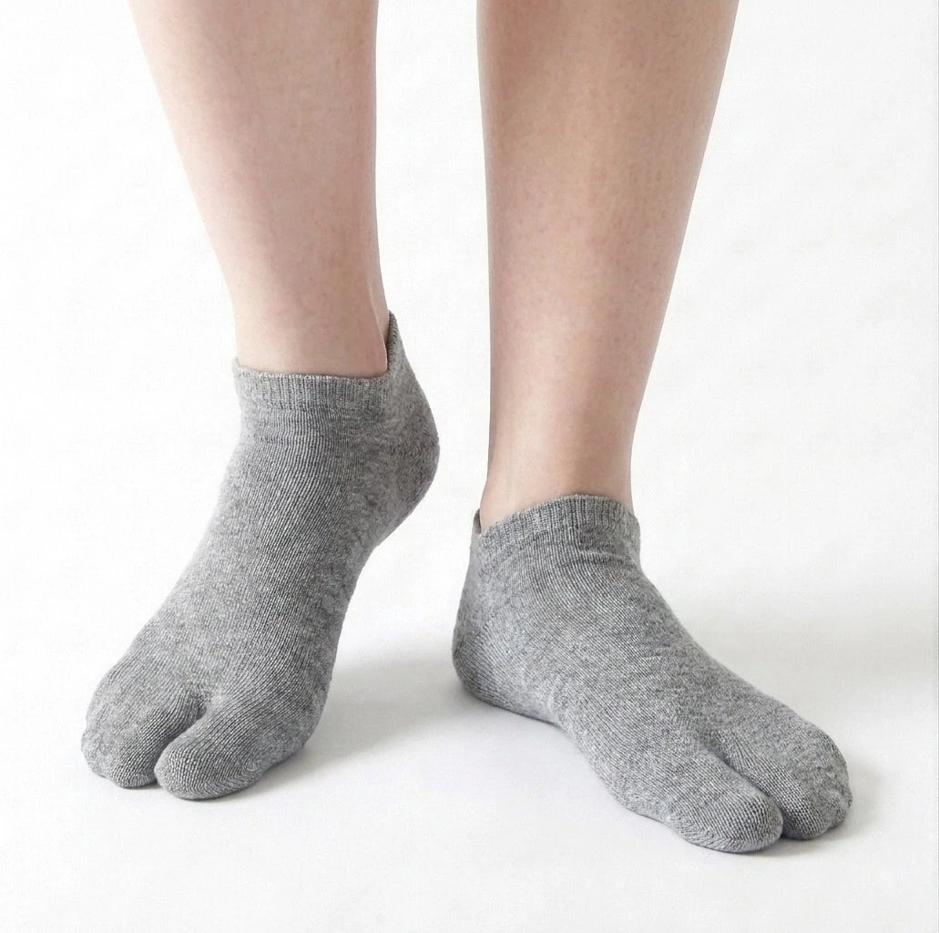 Носки Roots Barefoot Tabi с низким паголенком — чёрный, фото 6