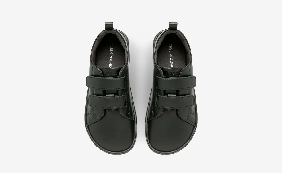 Детские босоногие кроссовки Feelgrounds Original Luxe Kids — чёрный, фото 2